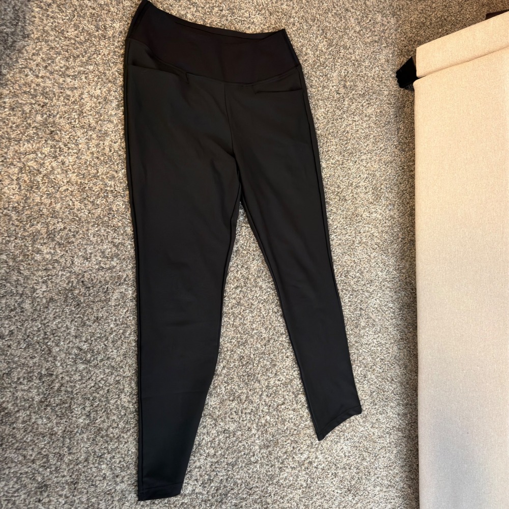 Puma Womens Black Golf Pants Stretch Active Trousers Small
